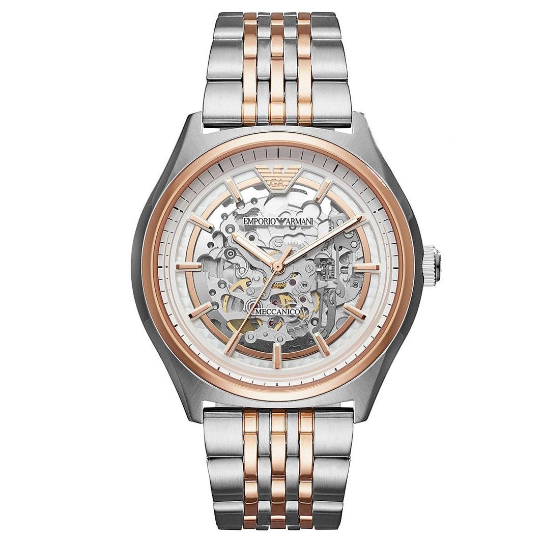 Emporio Armani Men's Meccanico Two-Tone Watch - AR60002